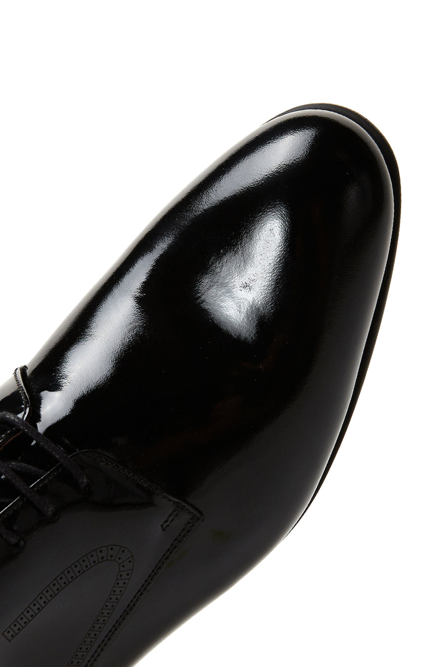 Men's Black Leather Patent Leather Classic Shoes