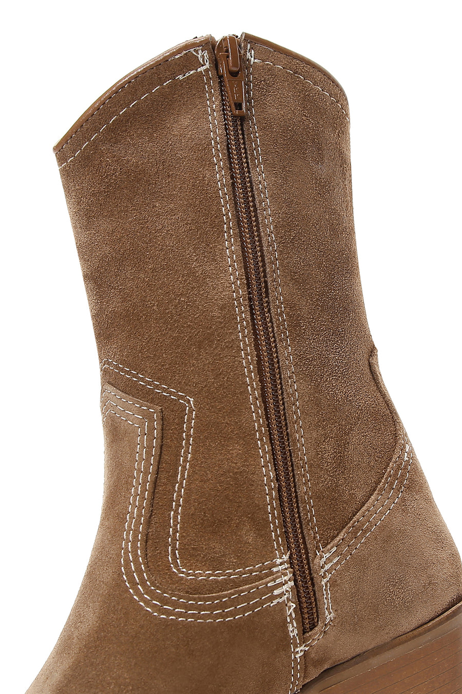 Women's Suede Leather Cowboy Boots