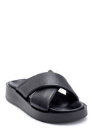 Women's Leather Slippers | Derimod