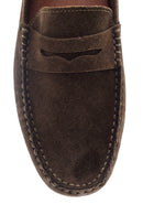 Erkek Yeşil Süet Deri Loafer | Derimod