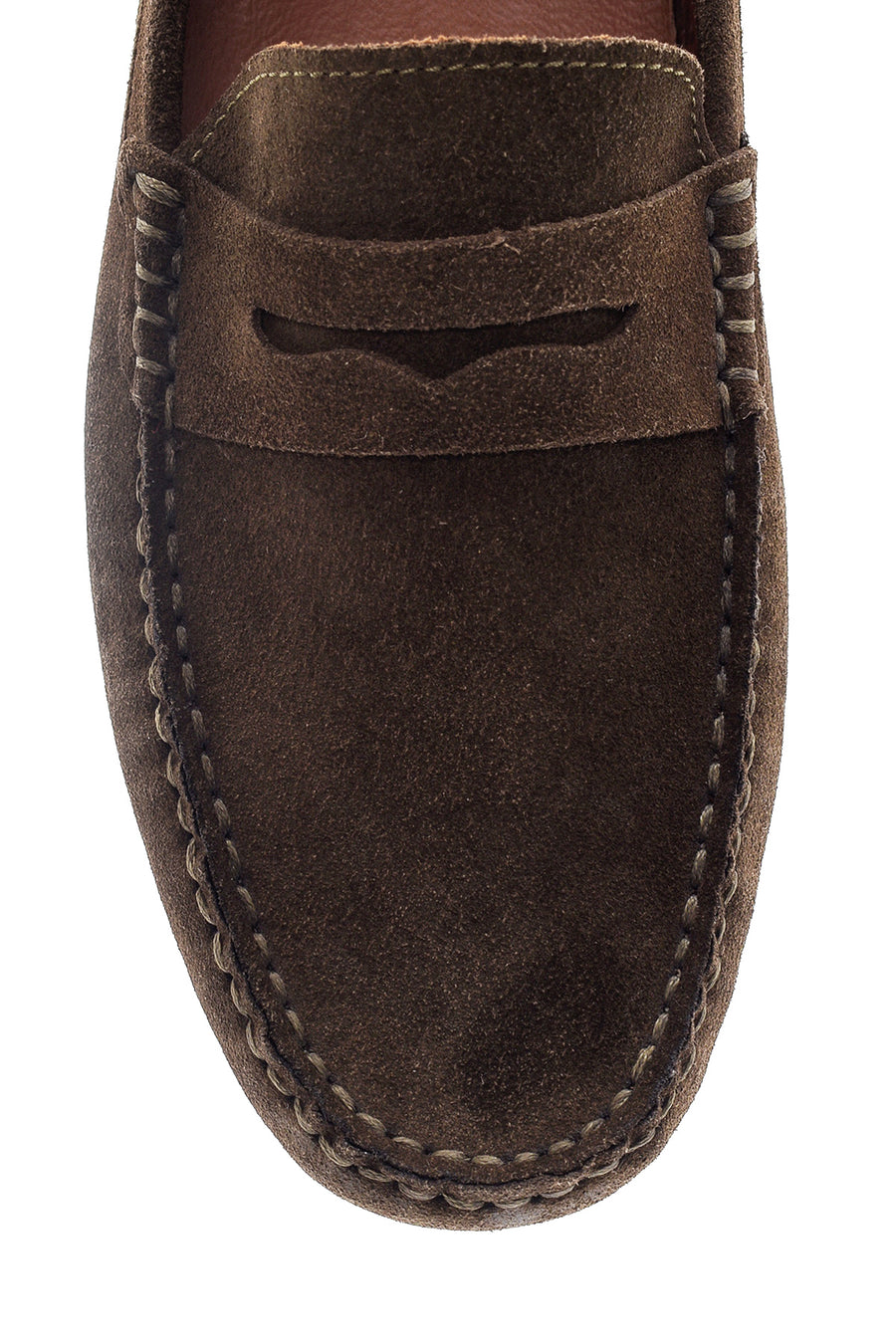 Men's Green Suede Leather Loafer