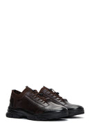 Men's Brown Leather Casual Sneaker | Derimod