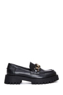 Kadın Deri Zİncirli Loafer | Derimod