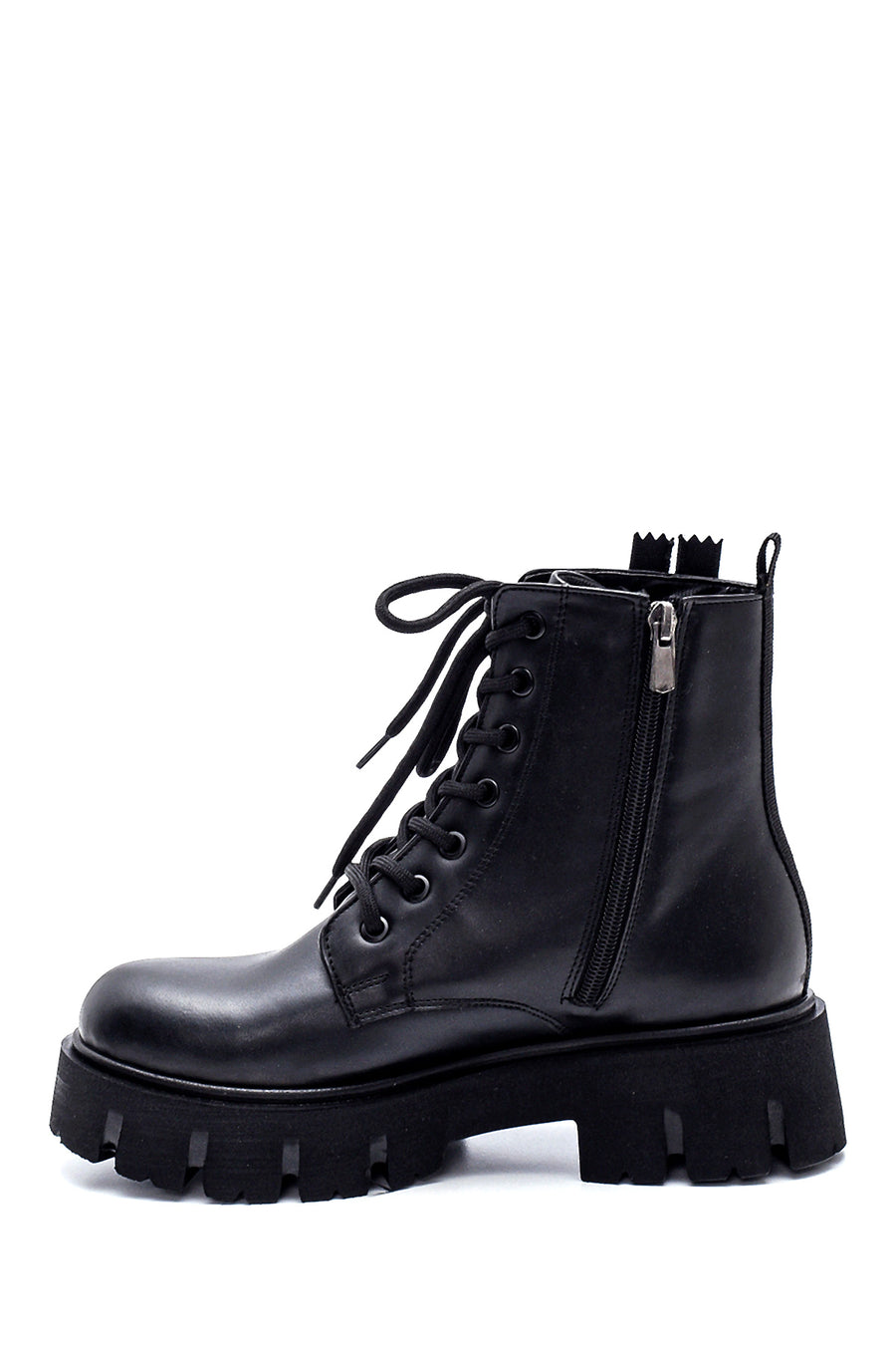 Women's Thick Soled Zippered Boots