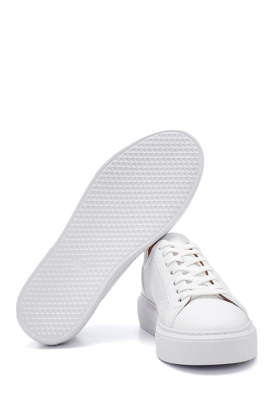 Men's Leather Perforated Sneaker