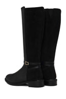Woman Black Zip Closure Buckle Detailed Boots | Derimod