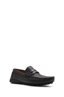 Erkek Siyah Deri Casual Loafer | Derimod