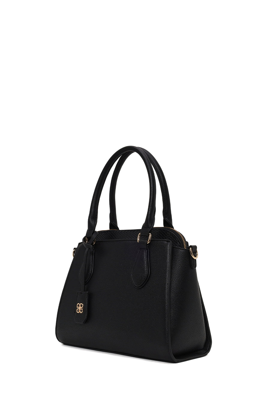 Woman Black Long-Strap Classic Shoulder Bag