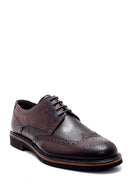 Men's Leather Crocodile Patterned Shoes | Derimod
