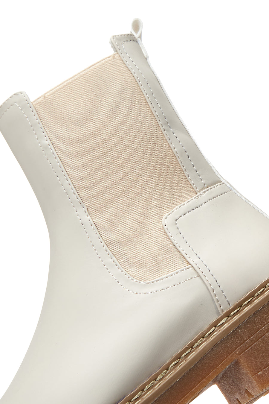 Women's Beige Chelsea Boots