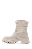Women's Beige Thick Soled Casual Boots | Derimod