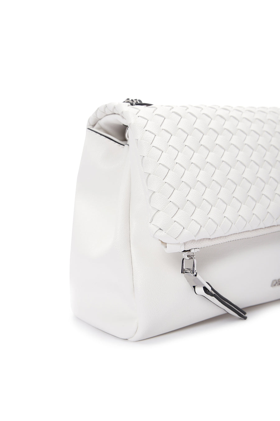 Women's White Long Strap Crossbody Bag