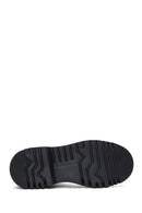 Women's Black Zippered Flat Casual Boots | Derimod