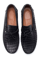 Erkek Deri Kroko Loafer | Derimod