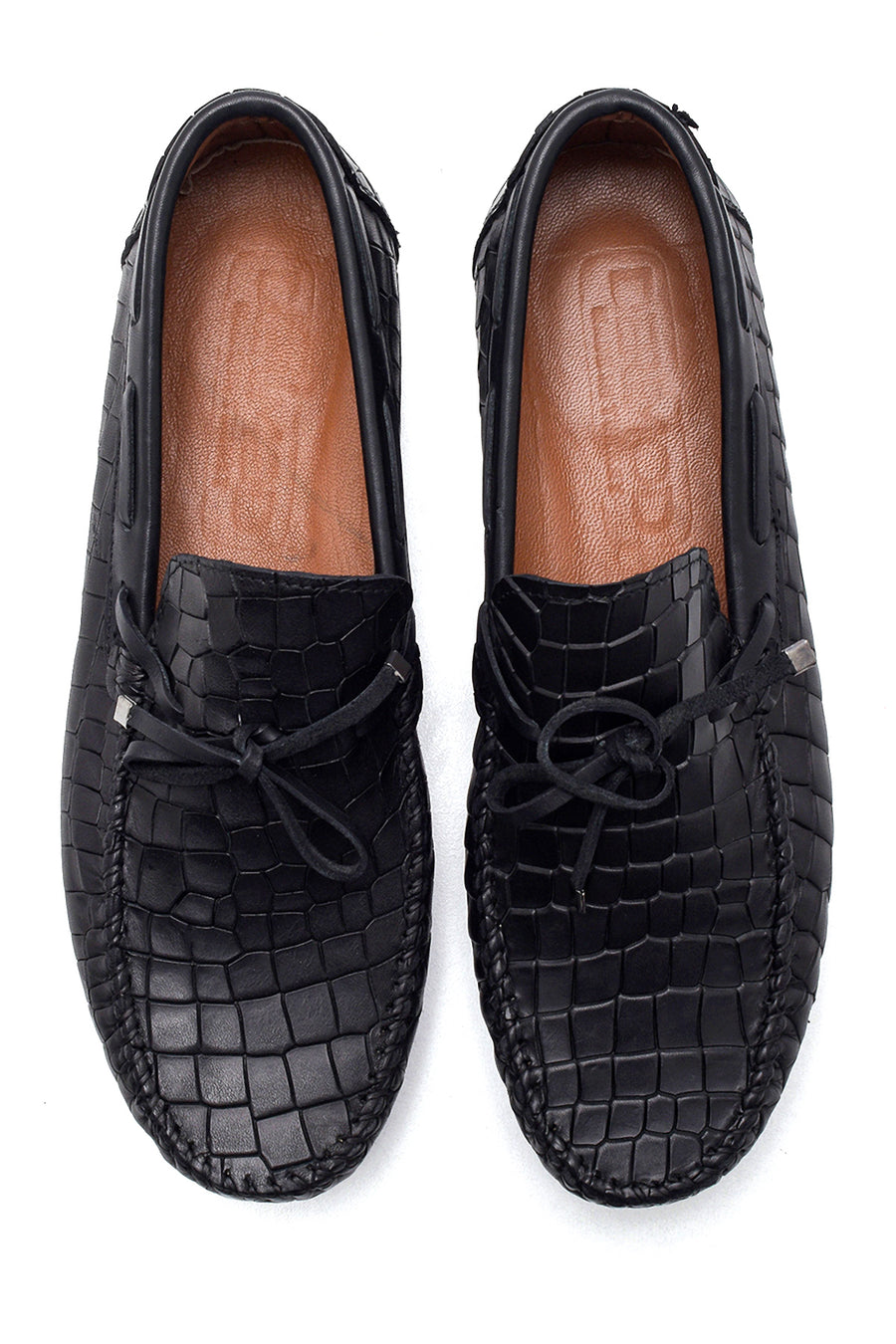 Erkek Deri Kroko Loafer