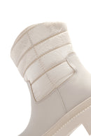 Women's Beige Thick Soled Casual Boots | Derimod