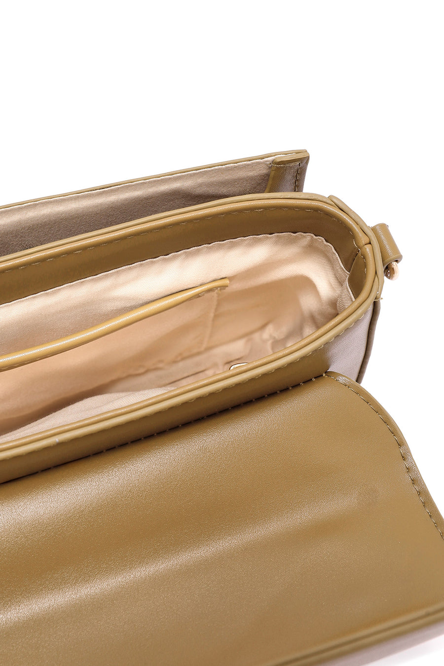 Women's Green Long Strap Mini Crossbody Bag