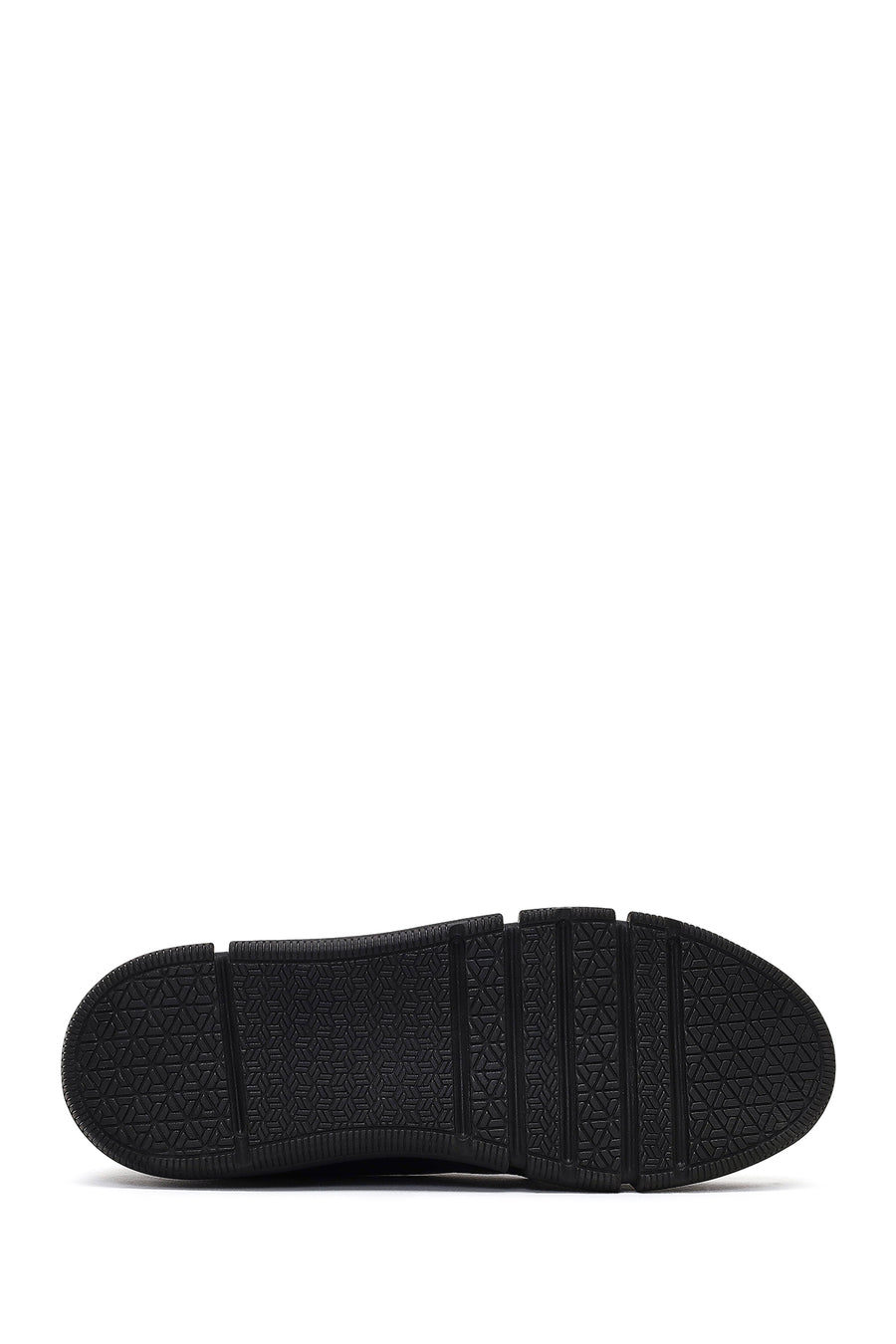 Men's Black Lace-Up Leather Casual Shoes