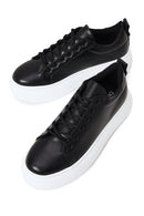 Woman Black Lace-Up Chunky Sneaker | Derimod