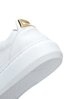 Women's White Leather Sneaker | Derimod