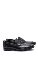 Erkek Siyah Deri Klasik Loafer | Derimod