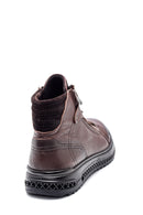 Men's Leather Zippered Sports Boots | Derimod