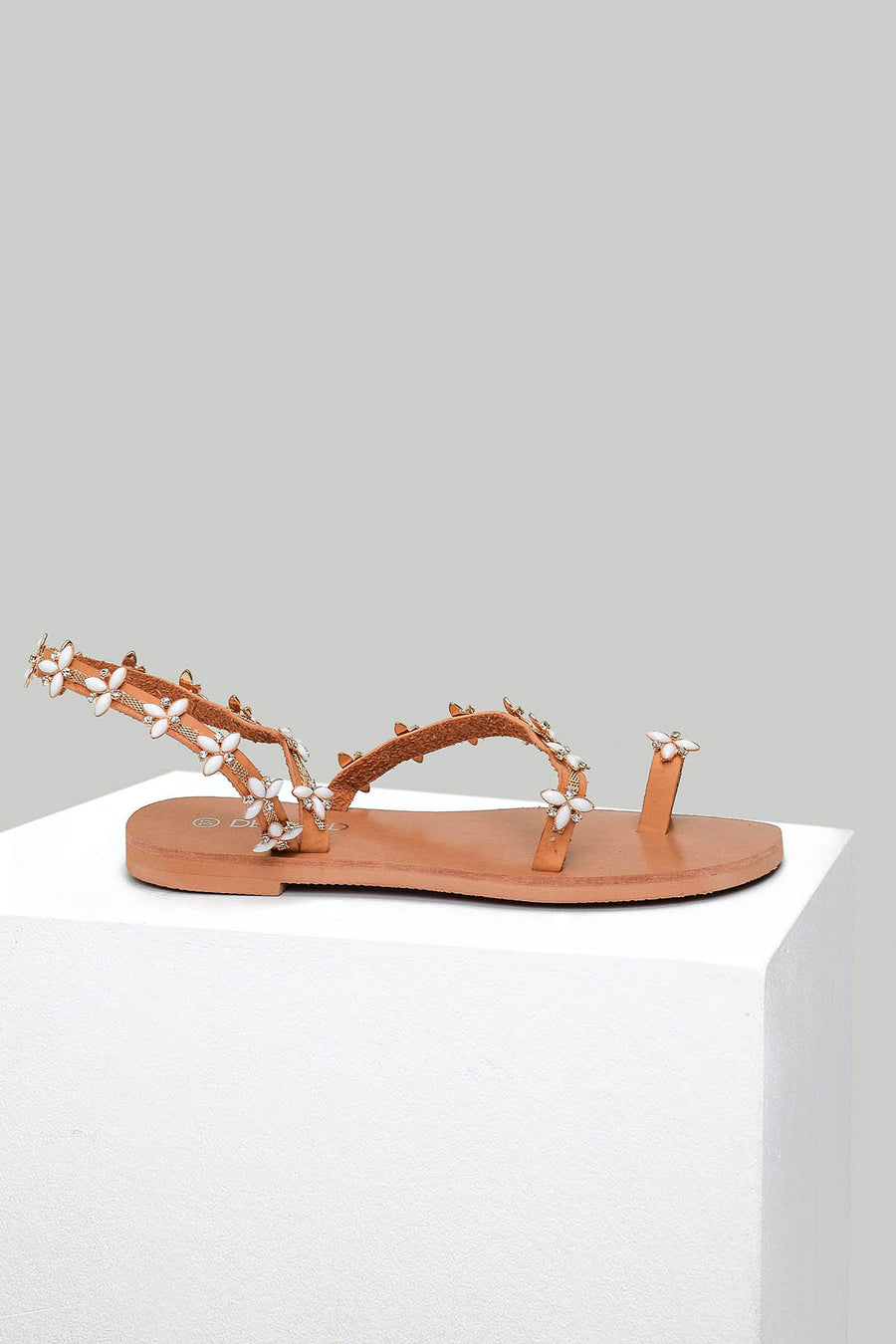 Women's Stone Detailed Sandals