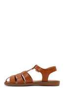 Women's Tan Ankle Buckle Sandals | Derimod