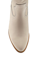 Women's Leather Short Heeled Cowboy Boots | Derimod