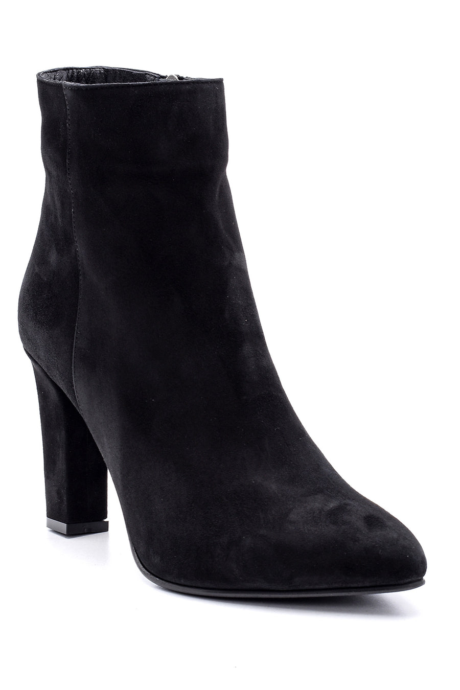 Women's Suede Leather Heeled Boots