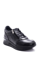 Kadın Deri Fermuar Detaylı Sneaker | Derimod