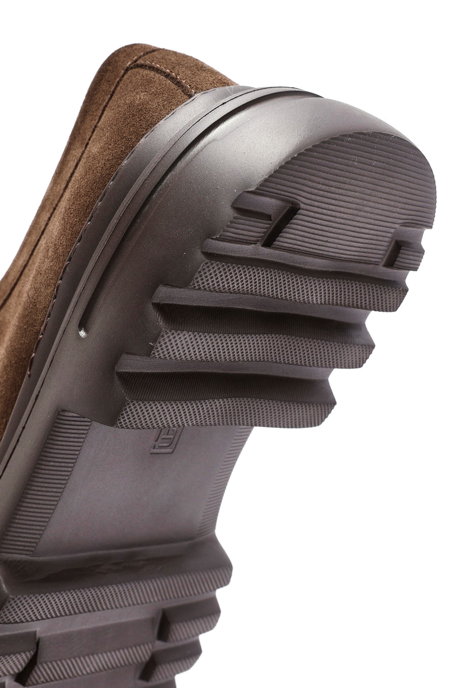 Male Brown Lace-up Suede Casual Shoes