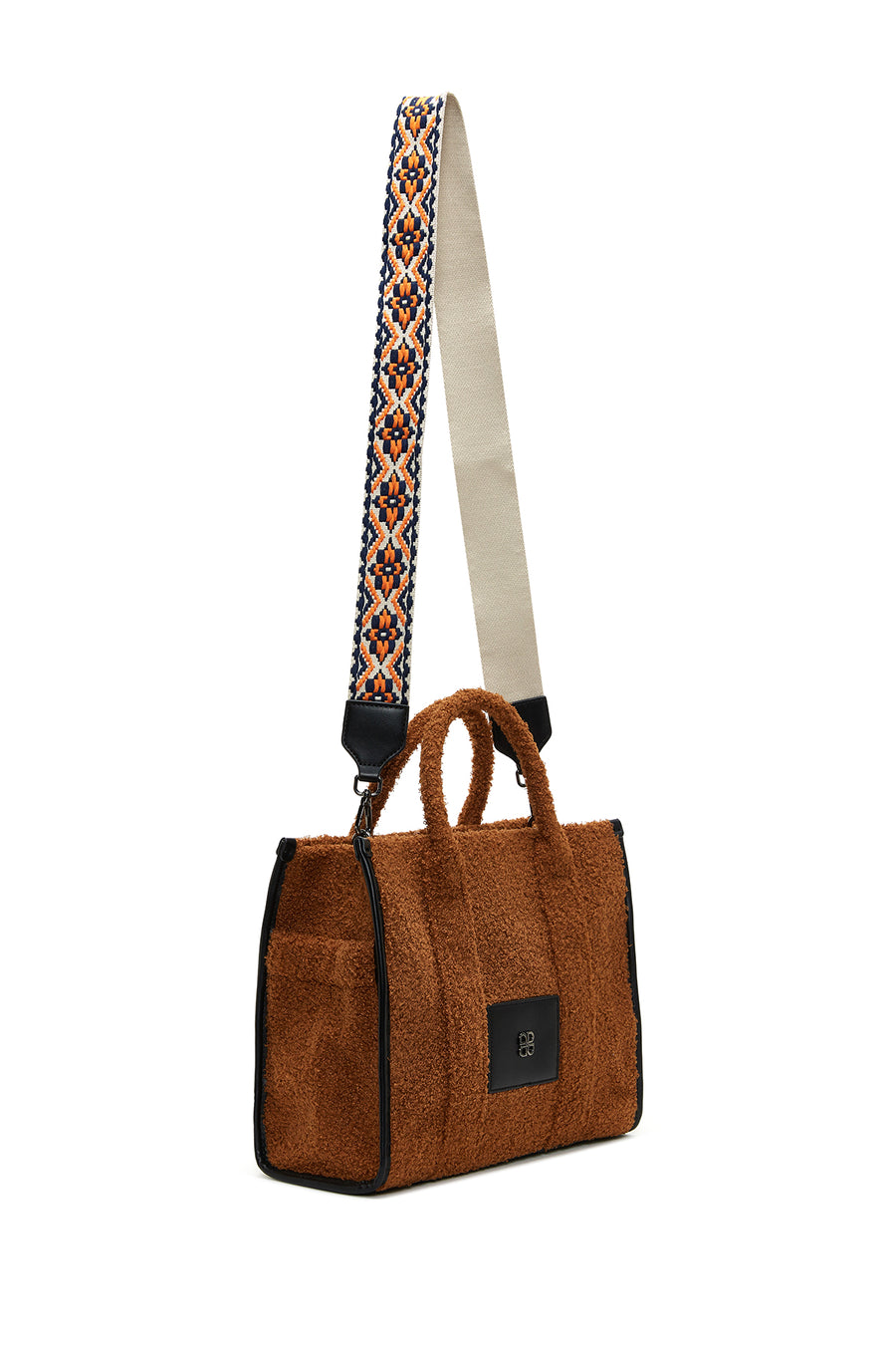 Women's Tan Plush Handbag