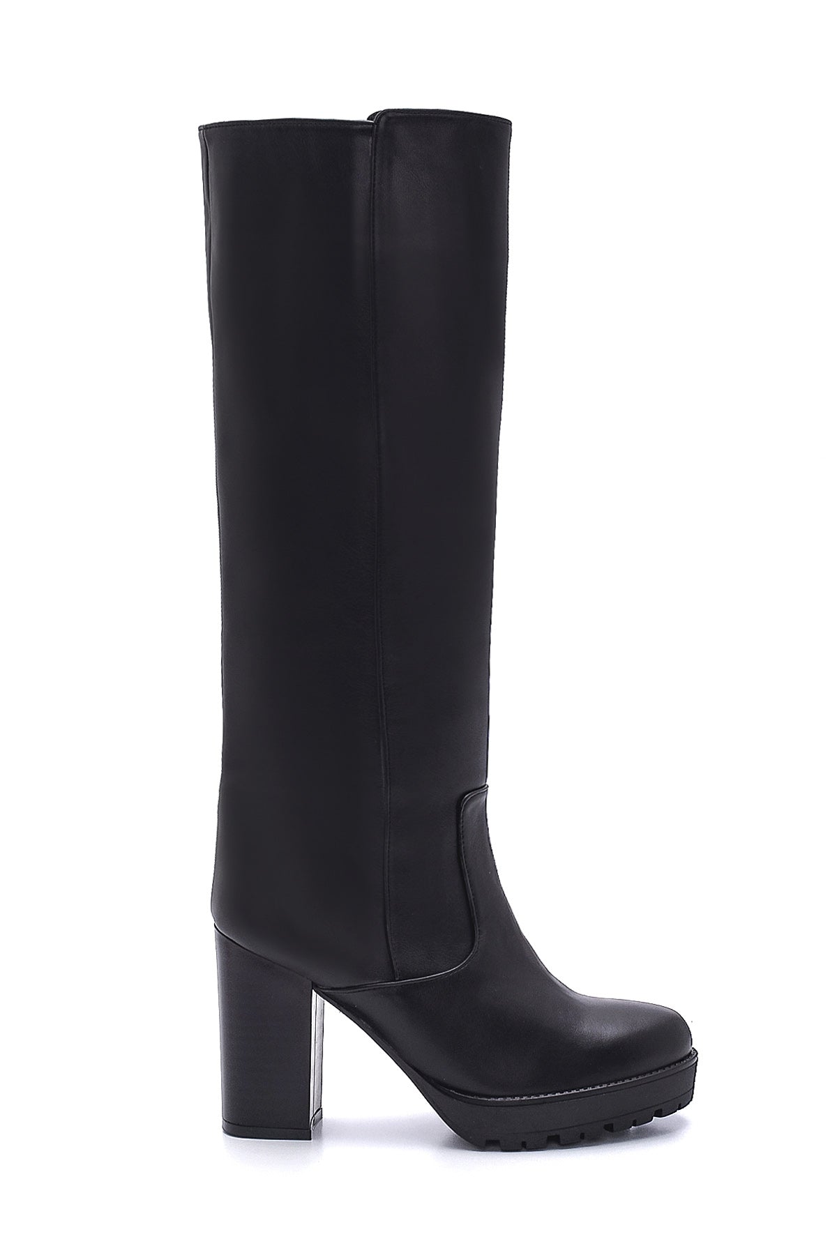 Women's Zippered Heeled Boots 21WFE253818 | Derimod