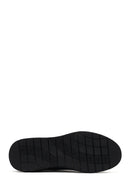 Erkek Siyah Bağcıklı Nubuk Deri Comfort Sneaker | Derimod