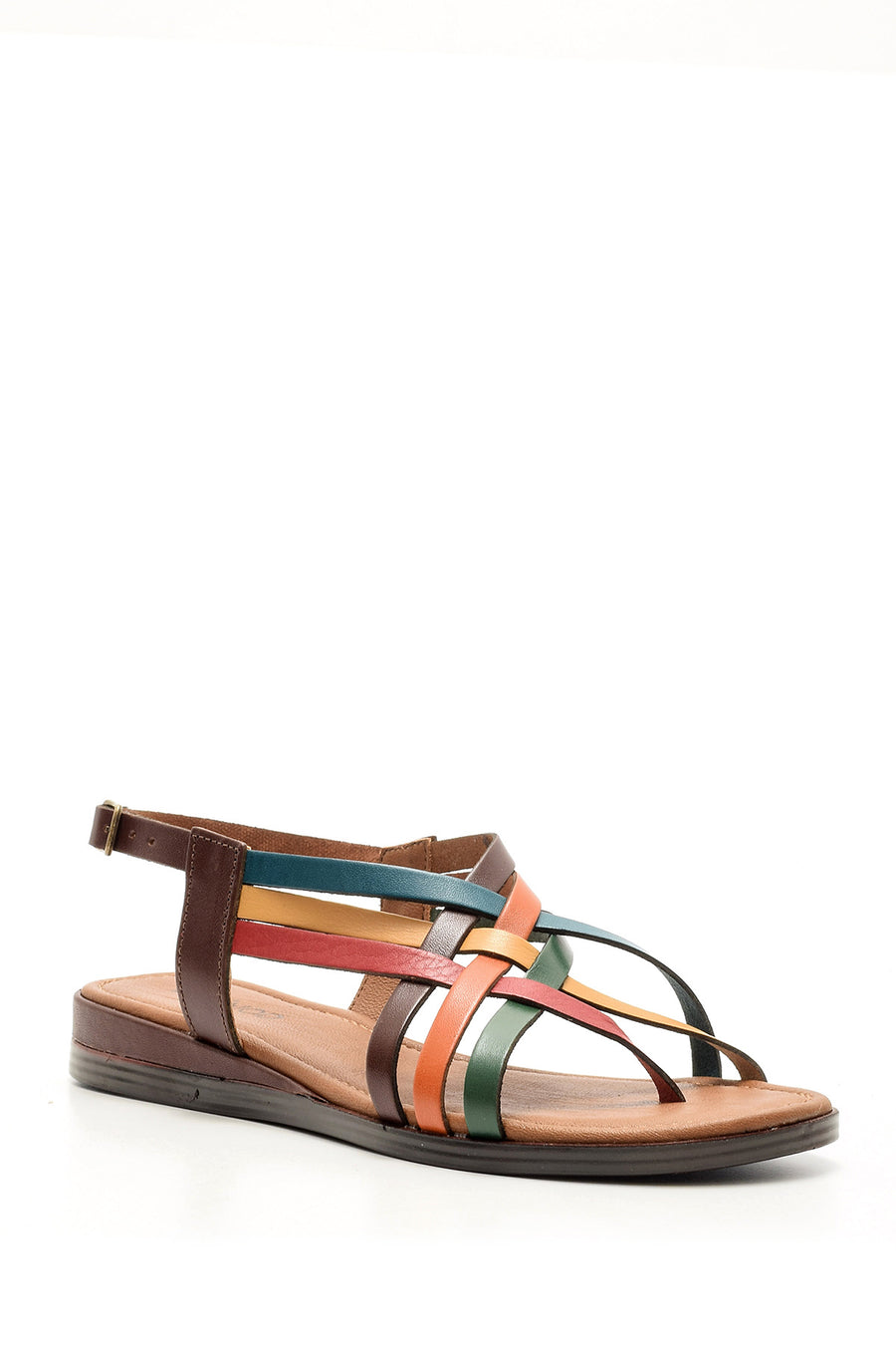 Women's Colorful Leather Sandals