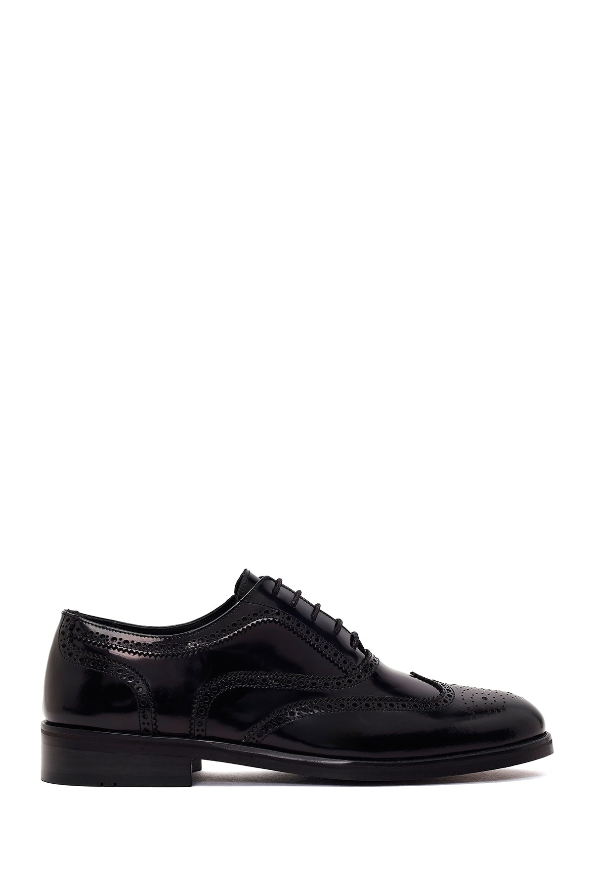 Male Black Lace-Up Leather Casual Shoes WM750021DA | Derimod