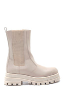 Women's Thick Sole Long Chelsea Boots | Derimod