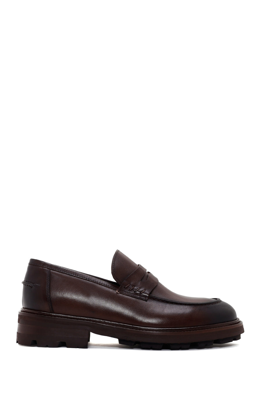 Men's Brown Leather Casual Loafer 23WFD617918 | Derimod