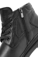 Men's Black Lace-Up Leather Casual Boots | Derimod