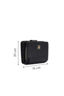 Women's Black Wallet | Derimod