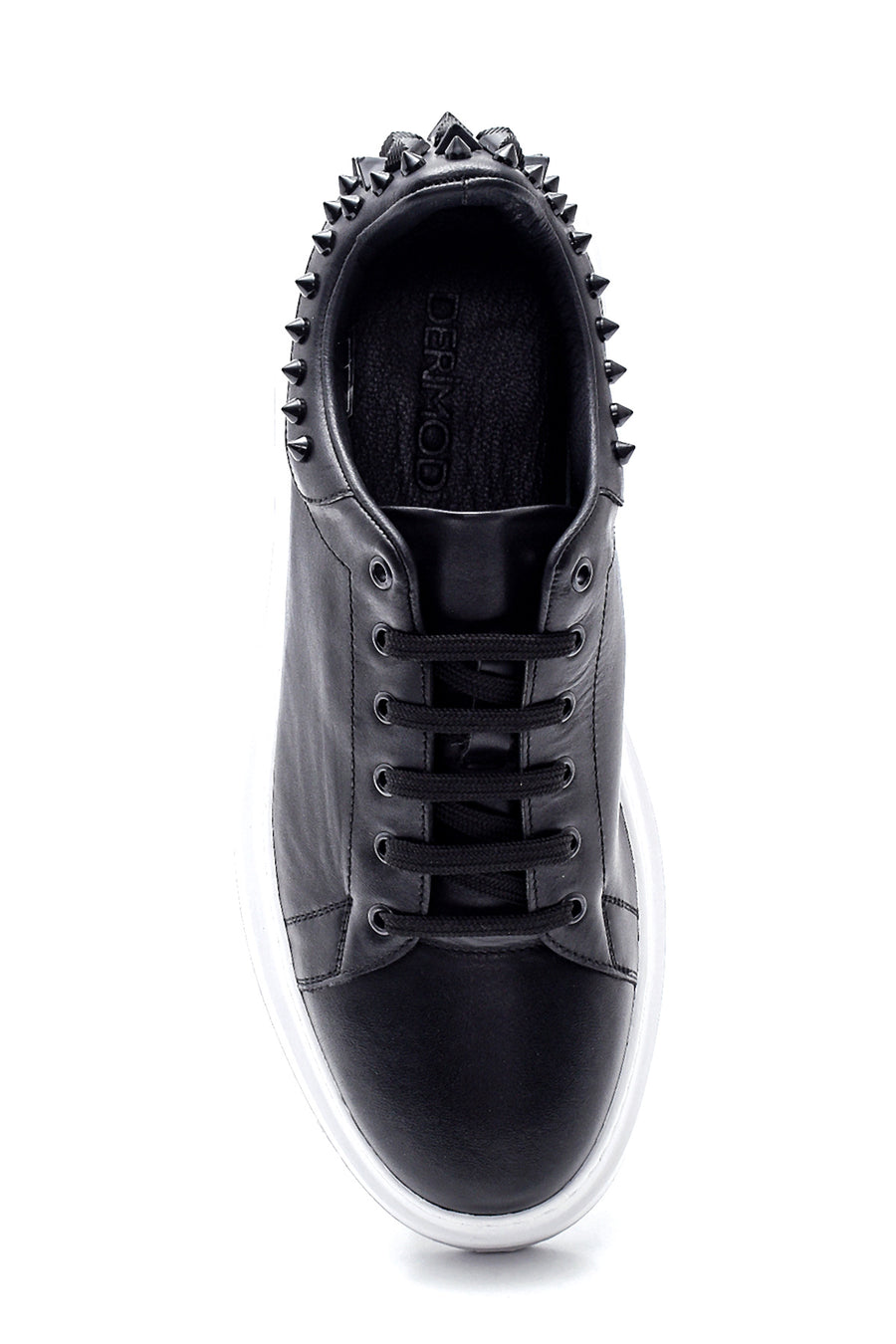 Erkek Deri Zımba Detaylı Sneaker