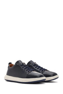 
Men's Navy Blue Lace-Up Leather Sneaker
 | Derimod