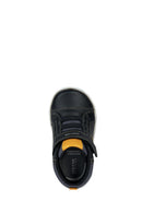 Geox Erkek Bebek Siyah Bantlı Deri Sneaker | Derimod