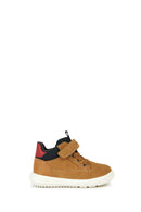 Geox Baby Girl Tan Banded Leather Sport Boots | Derimod