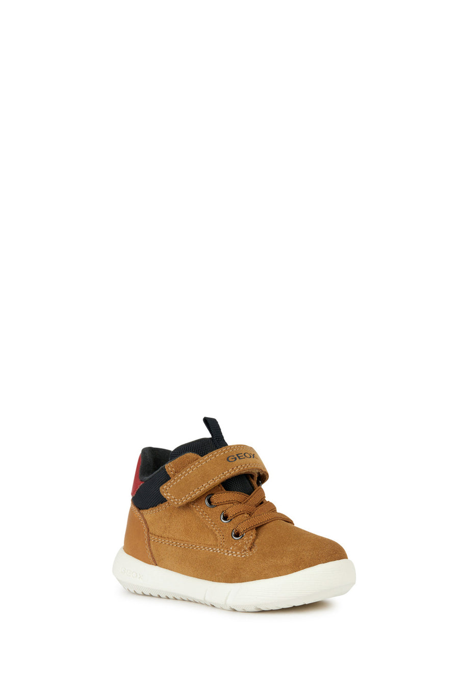 Geox Baby Girl Tan Banded Leather Sport Boots