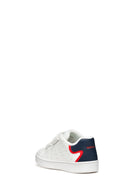 Geox Erkek Bebek Beyaz B Eclyper A - Synt. Lea Çift Bantlı Sneaker | Derimod