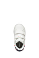 Geox Erkek Bebek Beyaz B Eclyper A - Synt. Lea Çift Bantlı Sneaker | Derimod