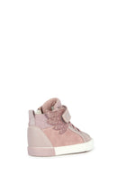 Geox Kız Bebek Pembe Kılwı Bantlı Süet Deri Sneaker | Derimod