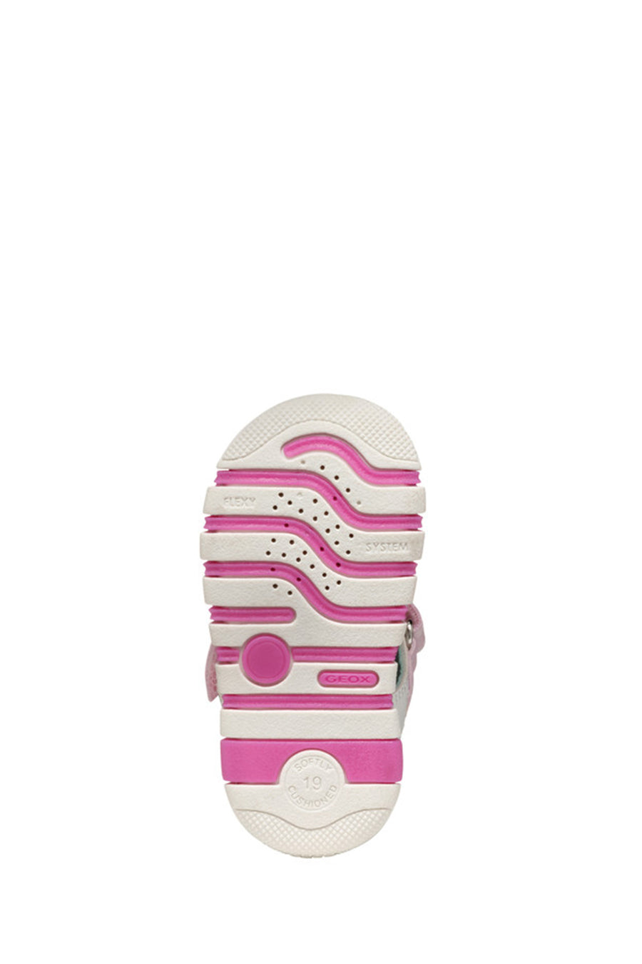 Geox Baby Girl White B Sandal Iupidoo A - Synth + Mesh Strappy Fabric Sandal